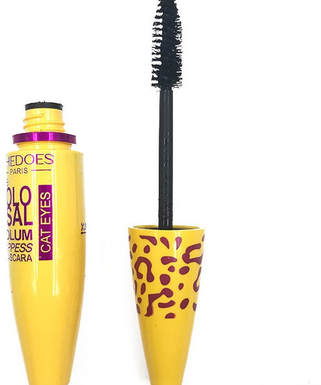 Growth Mascara Leopard-shaped Yellow Tube Thick Curling Waterproof Mascara