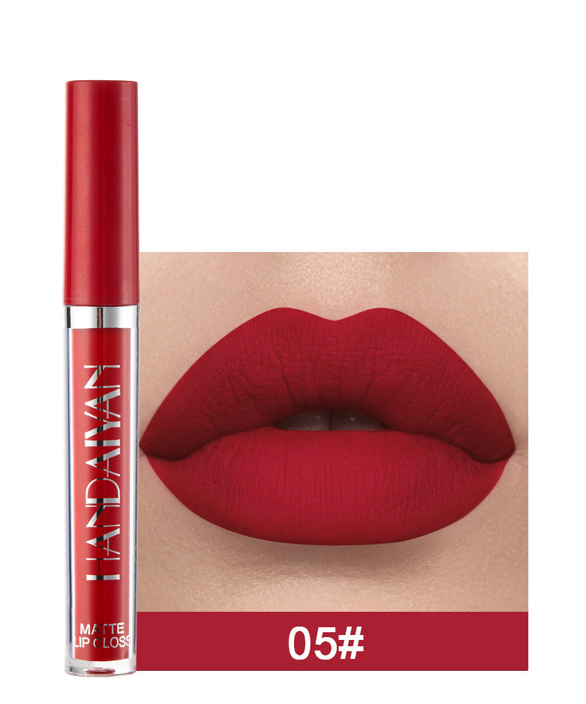 Matte Non-stick Cup Lip Gloss, Non-fading Matte Liquid Lipstick