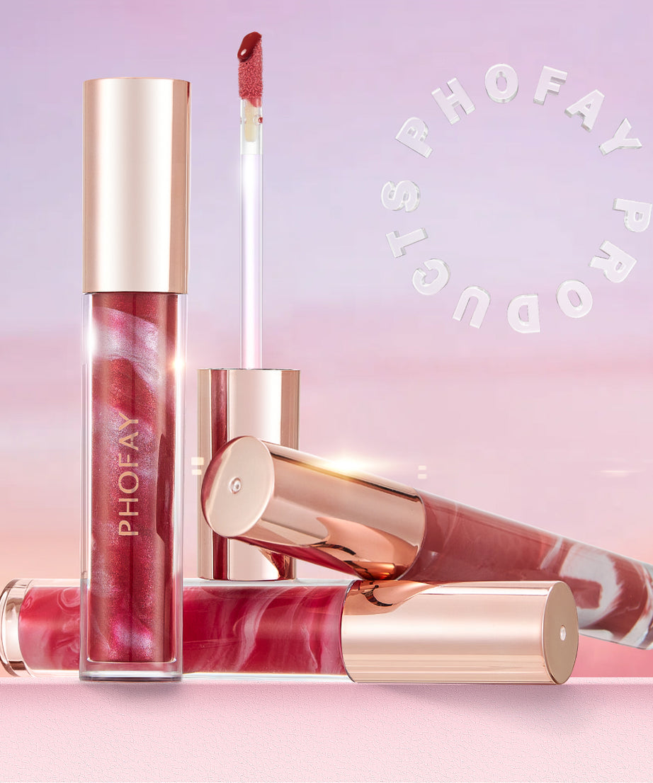 PHOFAY Rose Blooming Hydrating Lip Gloss