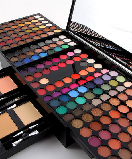 180 Colors Eyes Shadow Blush Set Personalized Piano-shaped Makeup Palette Box