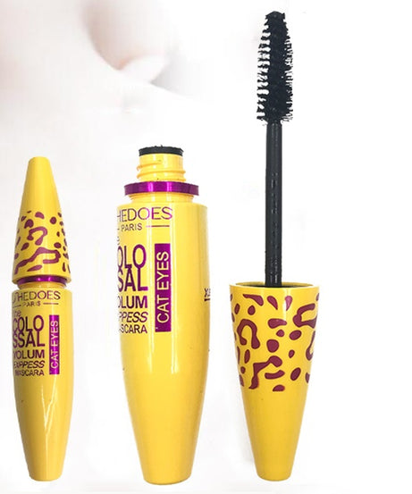 Growth Mascara Leopard-shaped Yellow Tube Thick Curling Waterproof Mascara