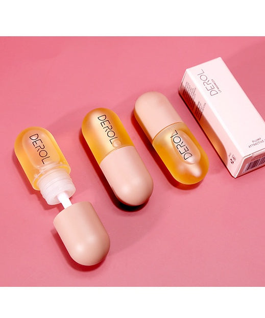 Day Night Instant Volume Lip Plumper Oil Clear Lasting Nourishing Repairing Reduce Lip Fine Line Care Lip Beauty Cosmetic