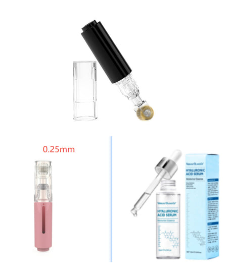 3 In 1 Lip Care Roller Needle Roller Lip Roller Beard Growth Roller Beard Hair Growth Roller Beard Treatment & Serum Applicant