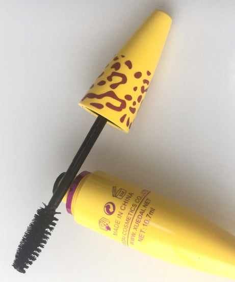 Growth Mascara Leopard-shaped Yellow Tube Thick Curling Waterproof Mascara