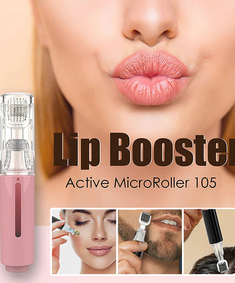 3 In 1 Lip Care Roller Needle Roller Lip Roller Beard Growth Roller Beard Hair Growth Roller Beard Treatment & Serum Applicant