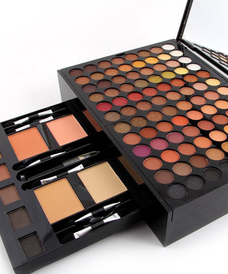 180 Colors Eyes Shadow Blush Set Personalized Piano-shaped Makeup Palette Box