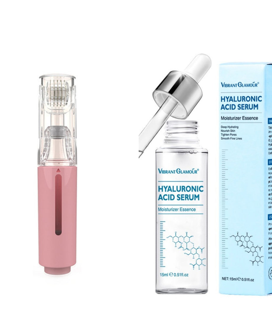 3 In 1 Lip Care Roller Needle Roller Lip Roller Beard Growth Roller Beard Hair Growth Roller Beard Treatment & Serum Applicant