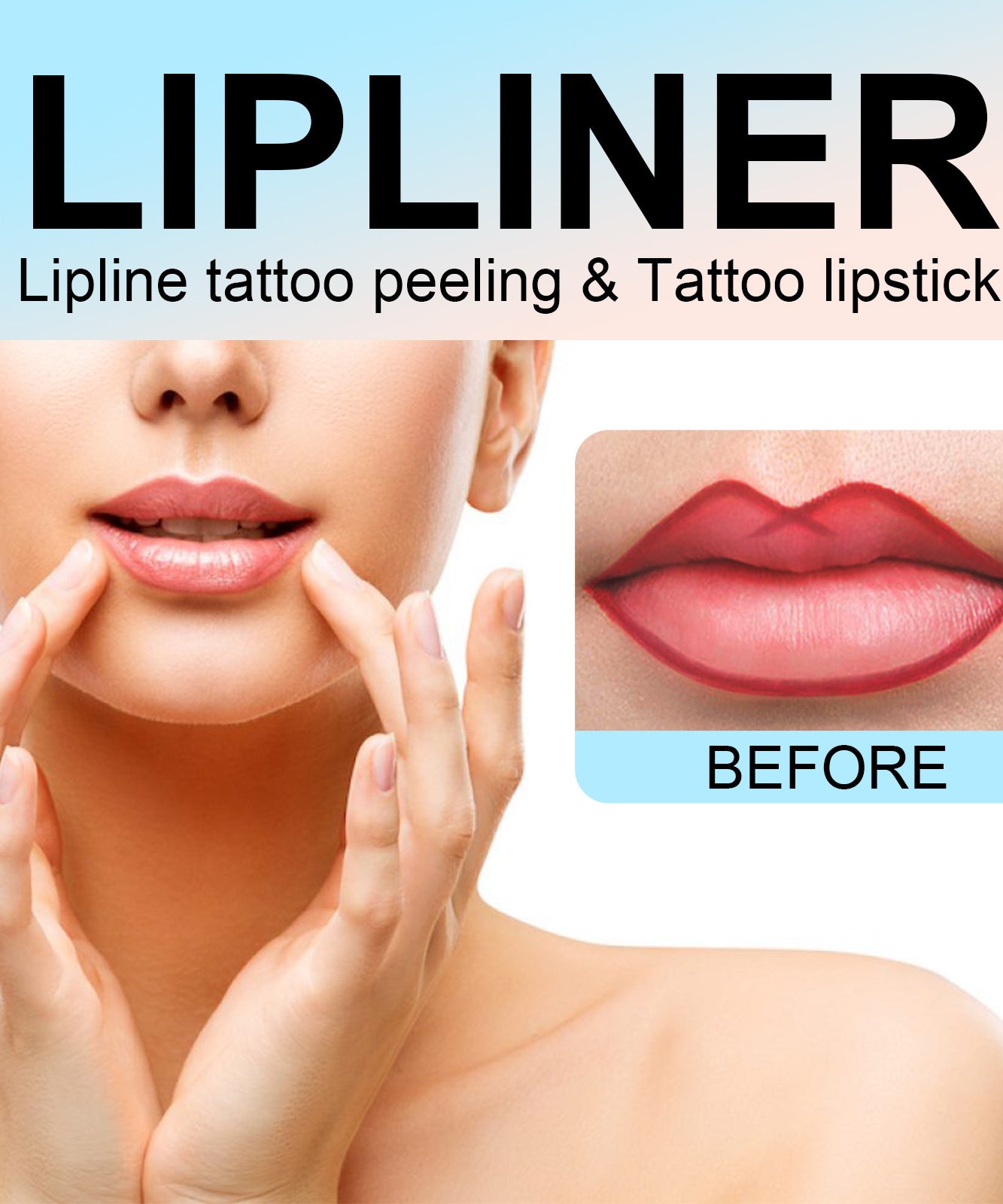 Stripping Lip Liner Outline Waterproof
