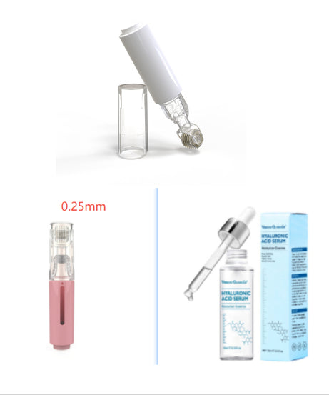 3 In 1 Lip Care Roller Needle Roller Lip Roller Beard Growth Roller Beard Hair Growth Roller Beard Treatment & Serum Applicant