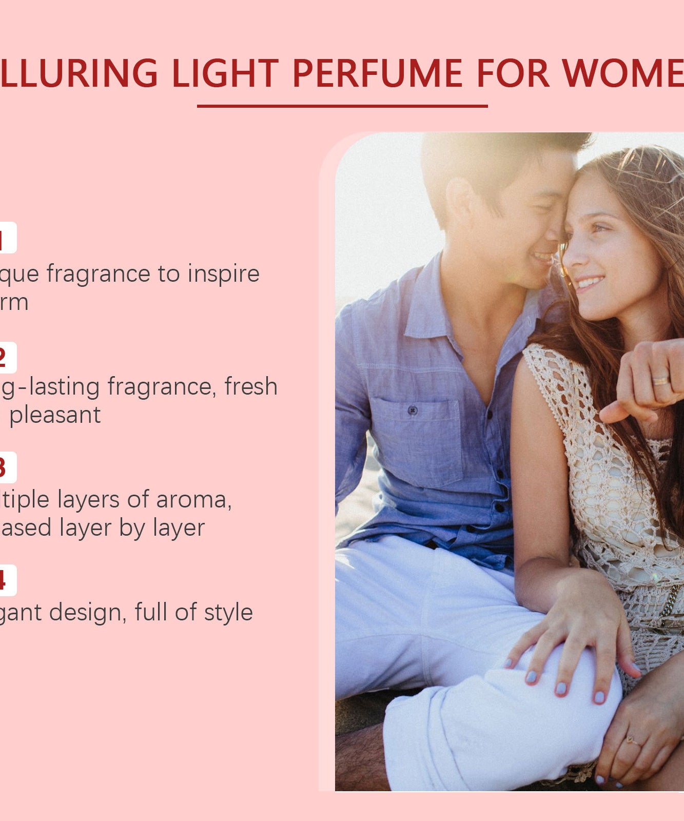 Charming Perfume Rich Cologne Fragrance Tone Natural Carry-on Lasting Fragrance