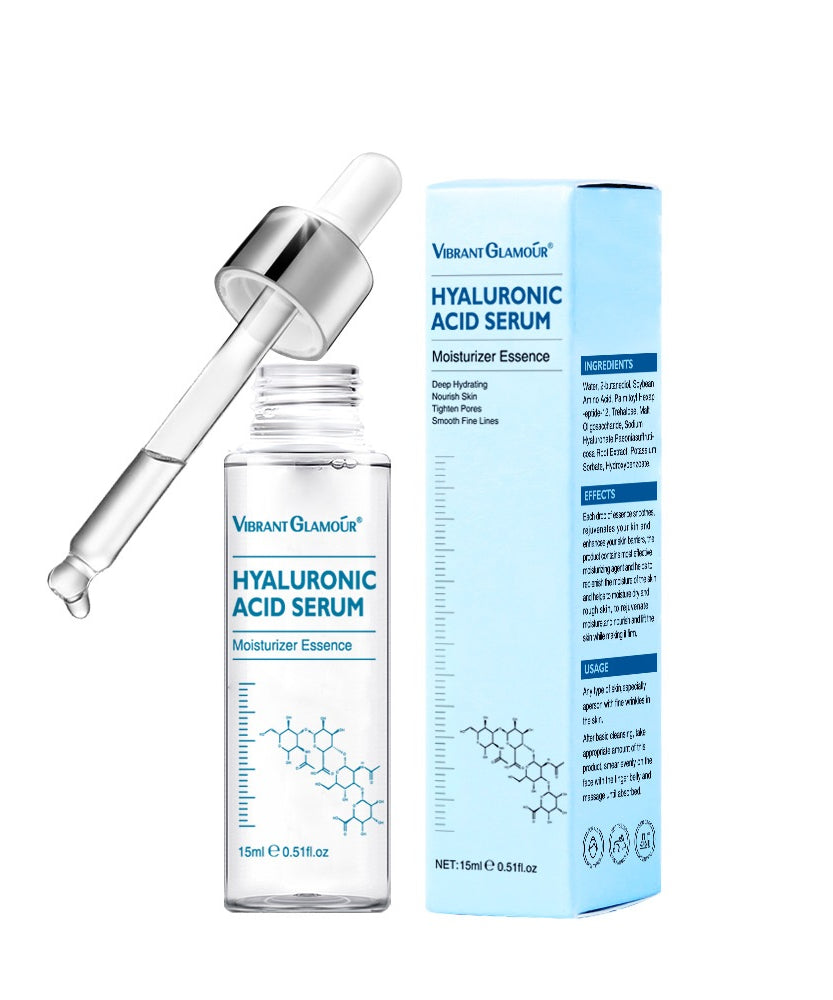 Hyaluronic Acid Face Serum Anti-Aging Shrink Pore Whitening Moisturizing Face Cream Dry Skin Care